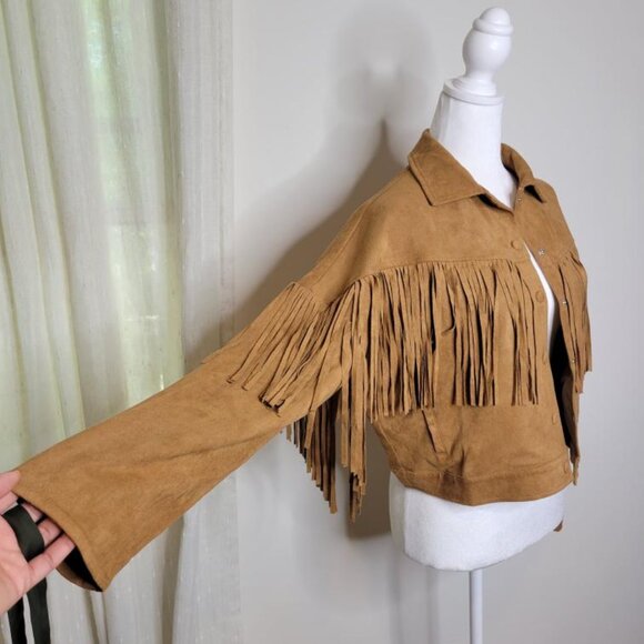 Vintage Fringe Suede Jacket - Picture 2 of 12